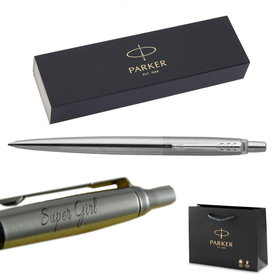 Długopis Parker Jotter stalowy z grawerem Długopis Parker Jotter stalowy z grawerem