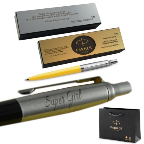 Długopis Parker Jotter Żółty grawer i tabliczka Długopis Parker Jotter Żółty grawer i tabliczka
