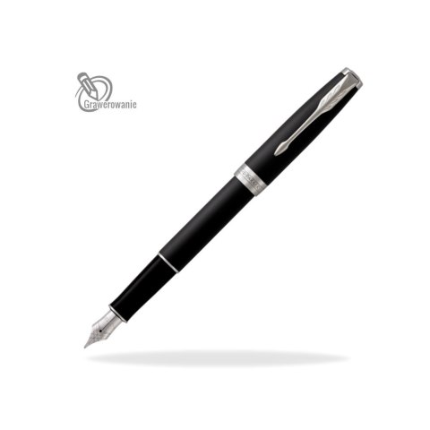 Grawerowany Parker Sonnet Czarny Mat Grawerowany Parker Sonnet Czarny Mat