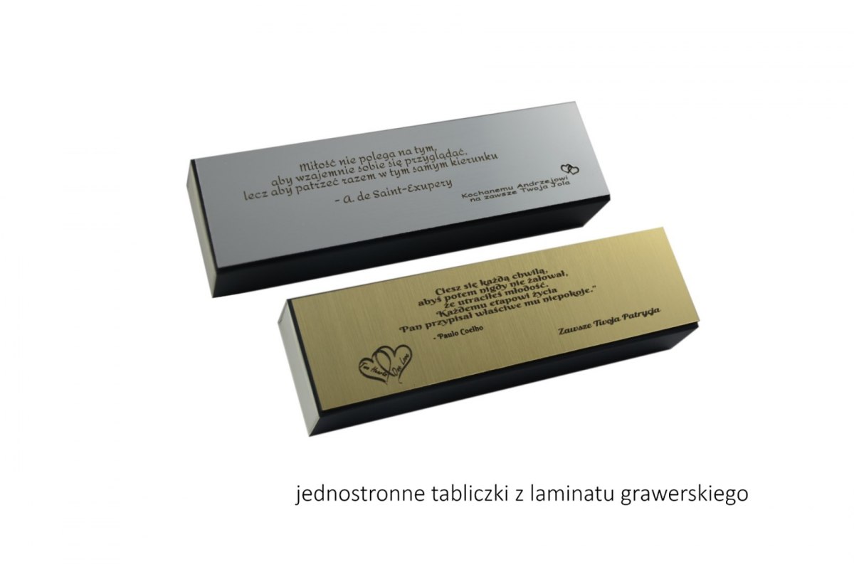 Tabliczki grawerowane Tabliczki grawerowane