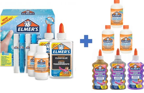 MEGA pakiet ELMERS FROSTY SLIME MEGA pakiet ELMERS FROSTY SLIME