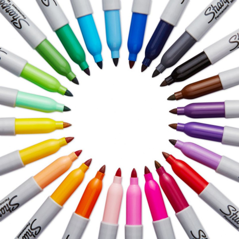 Markery Sharpie Permanentne Różowy Markery Sharpie Permanentne Różowy