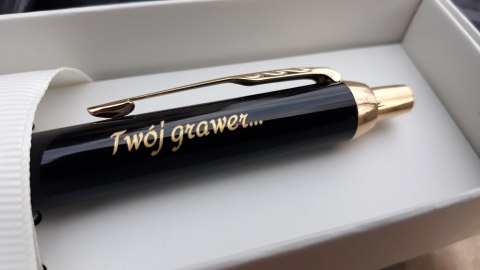 Grawerowany Zestaw prezentowy IM Czarny GT Grawerowany Zestaw prezentowy IM Czarny GT