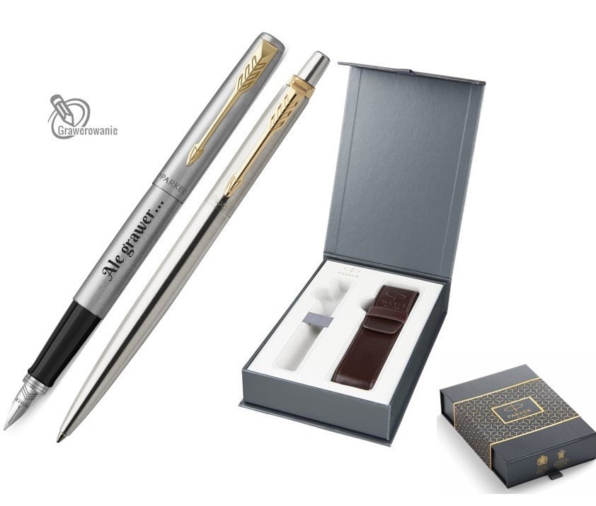 Zestaw Jotter Stalowy GT Grawer Zestaw Jotter Stalowy GT Grawer