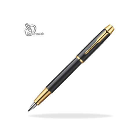 Zestaw Parker Pióro wieczne IM Czarny 23k z etui Zestaw Parker Pióro wieczne IM Czarny 23k z etui
