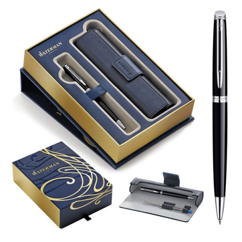Hemisphere Waterman Długopis Czarna laka CT z eleganckim etui Hemisphere Waterman Długopis Czarna laka CT z eleganckim etui
