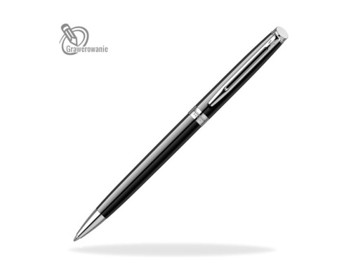 Hemisphere Waterman Długopis Czarna laka CT z etui saszetka Hemisphere Waterman Długopis Czarna laka CT z etui saszetka