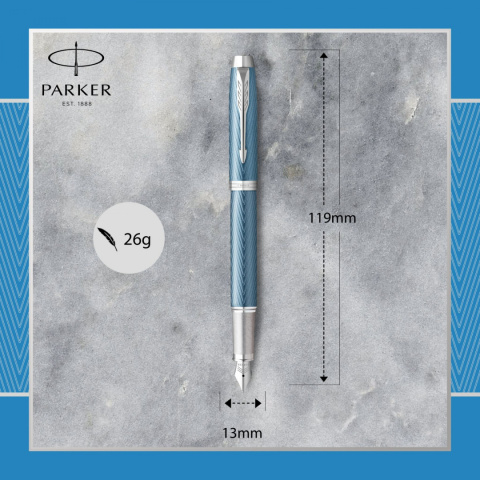 Pióro wieczne Parker IM Premium Blue Grey etui Premium Pióro wieczne Parker IM Premium Blue Grey etui Premium