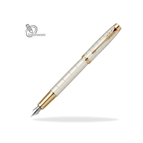 Pióro wieczne Parker IM Premium Perłowe Pearl GT w etui Premium Pióro wieczne Parker IM Premium Perłowe Pearl GT w etui Premium