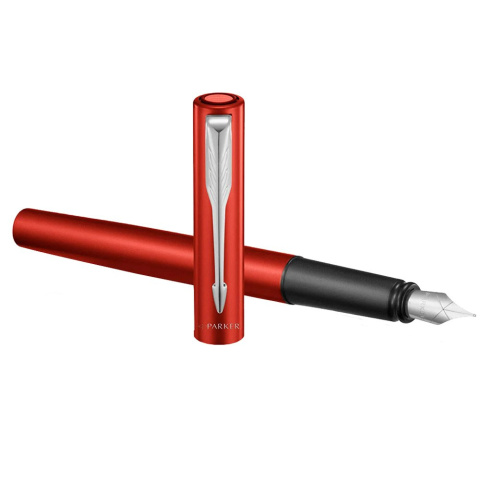 Pióro wieczne Parker Vector XL Czerwone z tłoczkiem z tabliczką Pióro wieczne Parker Vector XL Czerwone z tłoczkiem z tabliczką