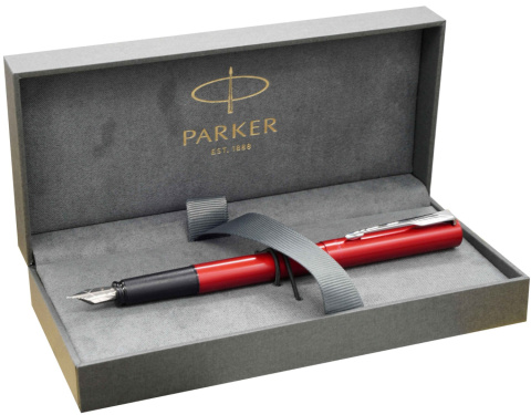 Pióro wieczne Parker Vector XL Czerwone z tłoczkiem etui Premium Pióro wieczne Parker Vector XL Czerwone z tłoczkiem etui Premium