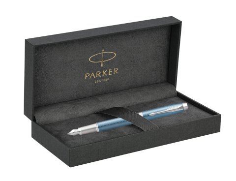 Pióro wieczne Parker IM Premium Blue Grey etui z tabliczką Pióro wieczne Parker IM Premium Blue Grey etui z tabliczką