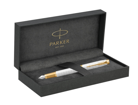 Pióro wieczne Parker IM Premium Perłowe Pearl GT z tabliczką Pióro wieczne Parker IM Premium Perłowe Pearl GT z tabliczką