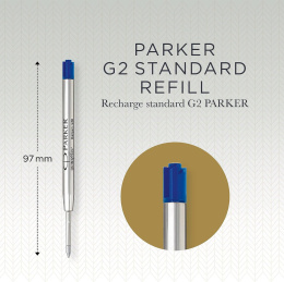 Wkład do długopisu Parker QuinkFlow Niebieski M