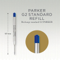Wkład do długopisu Parker QuinkFlow Niebieski M - 10 sztuk