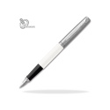 Jotter Biały Pióro wieczne i długopis w etui Premium z tabliczką