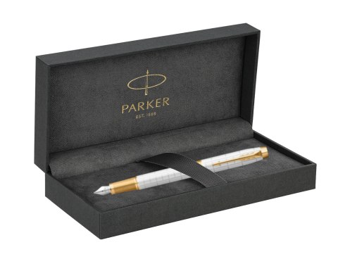 Pióro wieczne Parker IM Premium Perłowe Pearl GT z tabliczką Pióro wieczne Parker IM Premium Perłowe Pearl GT z tabliczką