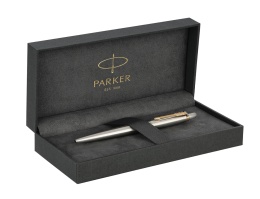 Długopis Parker Jotter Stalowy GT pudełko Premium i torebką promocja od 15 szt. grawer GRATIS
