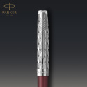 Długopis Parker Sonnet Premium Metal & Red etui Premium 2024 Skóra Naturalna