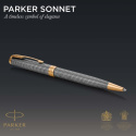 Długopis Parker Sonnet Chiselled Silver GT 1931492