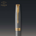 Pióro wieczne Parker Sonnet Chiselled Silver GT Stalówka 18k