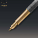 Pióro wieczne Parker Sonnet Chiselled Silver GT Stalówka 18k