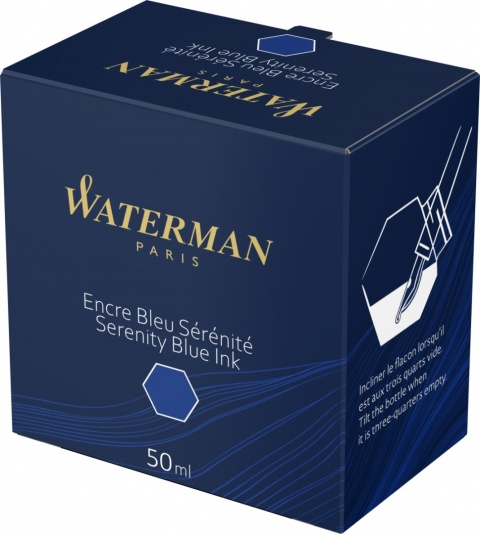 Atrament Waterman do piór wiecznych Niebieski Floryda Serenity Blue Atrament Waterman do piór wiecznych Niebieski Floryda Serenity Blue