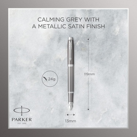 Pióro wieczne Parker IM Rituals Szary Grey Pióro wieczne Parker IM Rituals Szary Grey