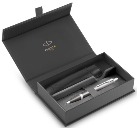 Długopis Parker IM Rituals Szary Grey etui Premium skóra Ekologiczna Długopis Parker IM Rituals Szary Grey etui Premium skóra Ekologiczna