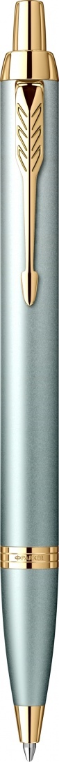 Długopis Parker IM Rituals Turquoise Green etui Premium skóra Naturalna