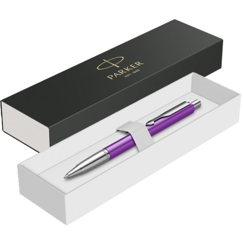 Długopis Parker Vector Purpurowy w etui Promocja od 15 szt. grawer GRATIS Długopis Parker Vector Purpurowy w etui Promocja od 15 szt. grawer GRATIS