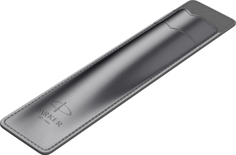 Etui piórnik wsuwany Parker szary grafit na 1 produkt skóra ekologiczna