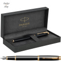 Pióro wieczne Parker IM Czarny GT etui Premium stalówka F