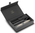 Długopis Parker IM Professionals Monochr Szampański etui Premium skóra naturalna