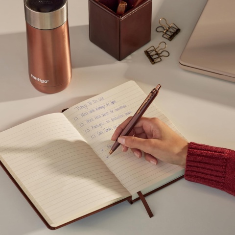 Długopis Parker IM Professionals Monochrome Burgundy pudełko Premium etui kóra ekologiczna