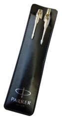 Etui płaskie piórnik Parker 1 lub 2 produkty skóra ekologiczna