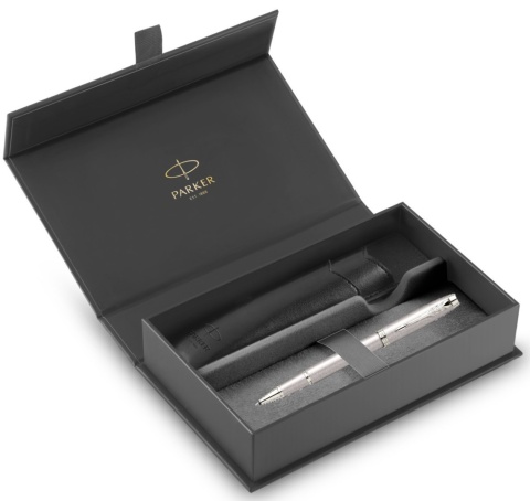 Pióro kulkowe Parker IM Professionals Monochr Szampańskie etui Premium skóra ekologiczna