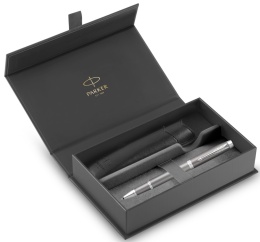 Pióro kulkowe Parker IM Rituals Szary Grey etui Premium skóra Ekologiczna
