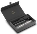 Pióro wieczne Parker IM Monochr Szampański etui Premium skóra NATURALNA