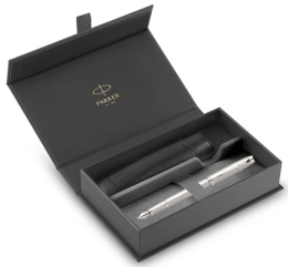 Pióro wieczne Parker IM Monochr Szampański etui Premium skóra ekologiczna