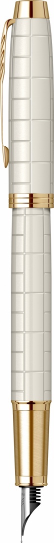 Pióro wieczne Parker IM Premium Perłowe Pearl GT w etui Premium skóra naturalna