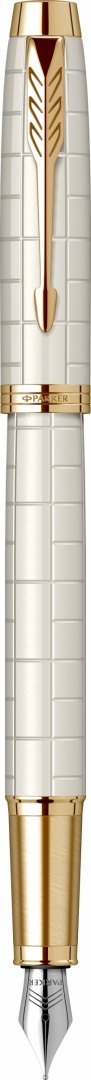 Pióro wieczne Parker IM Premium Perłowe Pearl GT w etui Premium skóra naturalna