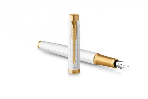 Pióro wieczne Parker IM Premium Perłowe Pearl GT w etui Premium skóra ekologiczna