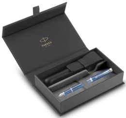 Pióro wieczne Parker IM Rituals Blue CT etui Premium skóra Naturalna
