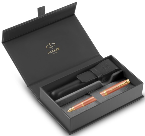 Pióro wieczne Parker IM Rituals Orange GT etui Premium skóra Naturalna Pióro wieczne Parker IM Rituals Orange GT etui Premium skóra Naturalna