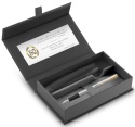 Pióro wieczne Parker Jotter Stalowy GT etui Premium skóra ekologiczna z tabliczką