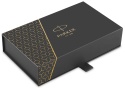 Pióro wieczne Parker Jotter Stalowy GT etui Premium skóra ekologiczna z tabliczką