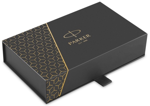 Pióro wieczne Parker Jotter Stalowy GT etui Premium skóra ekologiczna z tabliczką