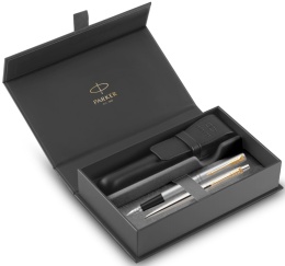 Pióro wieczne i długopis Jotter Staowy GT etui Premium Skóra Naturalna