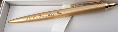 Długopis Parker Jotter XL Gold etui Premium skóra naturalna